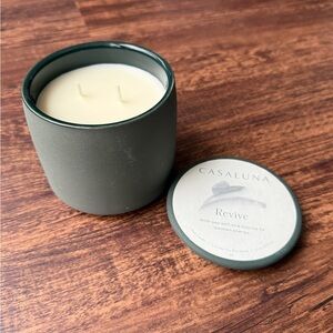 Casaluna Revive Coconut Soy Wax Blend 2 Wick 15 oz Candle